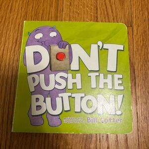 5 for $15 - Don't Push the Button! Children's Book